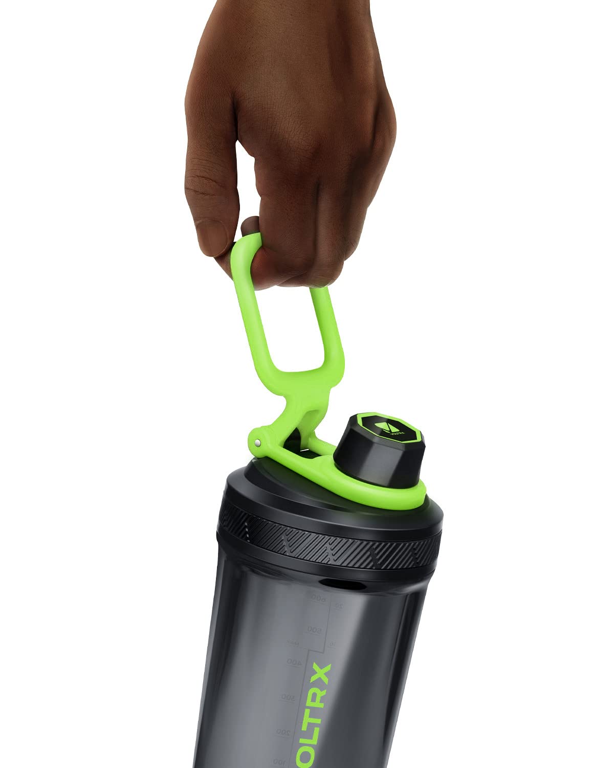 VOLTRX Shaker Bottle, Gallium USB C Rechargeable Electric Protein Mixer, Shaker Cups for Protein and Meal Replacement Shakes, BPA Free, Made with Tritan, 24oz