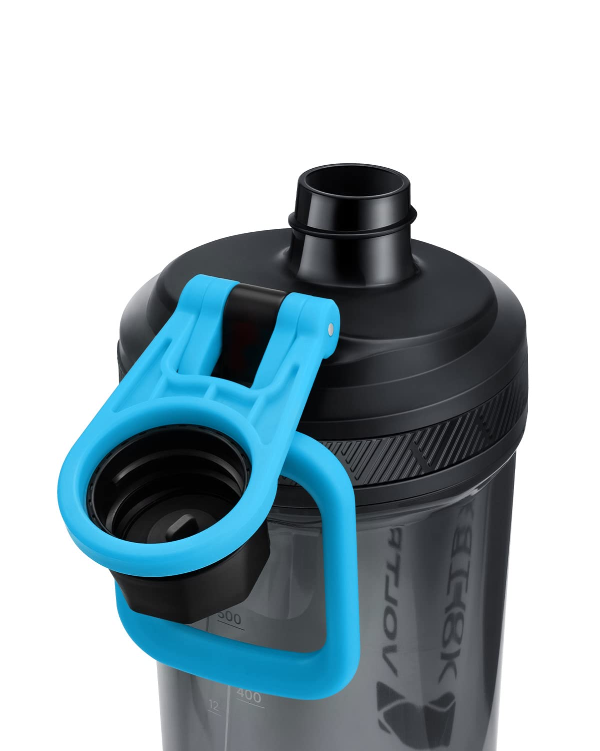 VOLTRX Shaker Bottle, Gallium USB C Rechargeable Electric Protein Shake Mixer, Shaker Cups for Protein Shakes and Meal Replacement Shakes, BPA Free, Made with Tritan, 24oz
