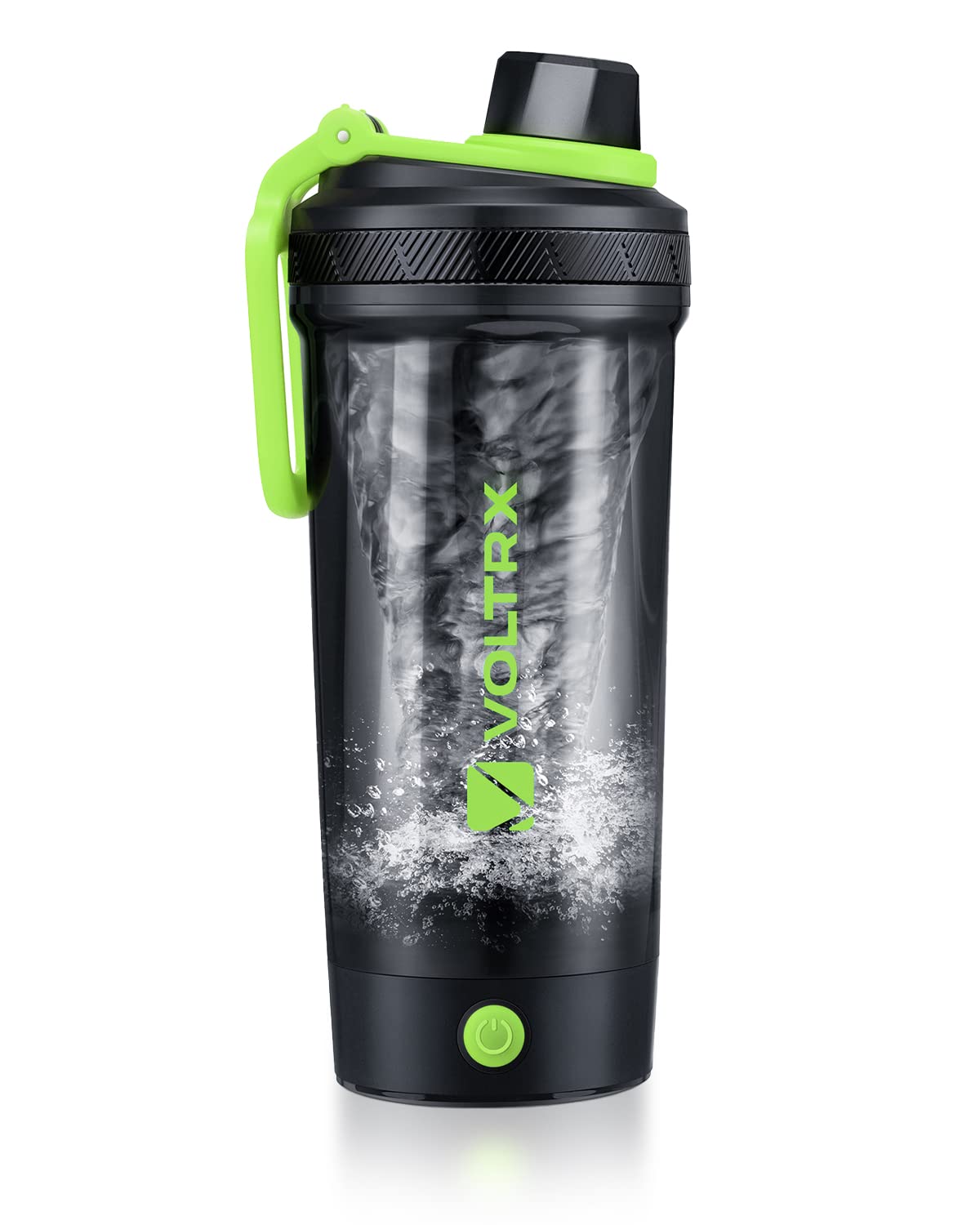 VOLTRX Shaker Bottle, Gallium USB C Rechargeable Electric Protein Mixer, Shaker Cups for Protein and Meal Replacement Shakes, BPA Free, Made with Tritan, 24oz