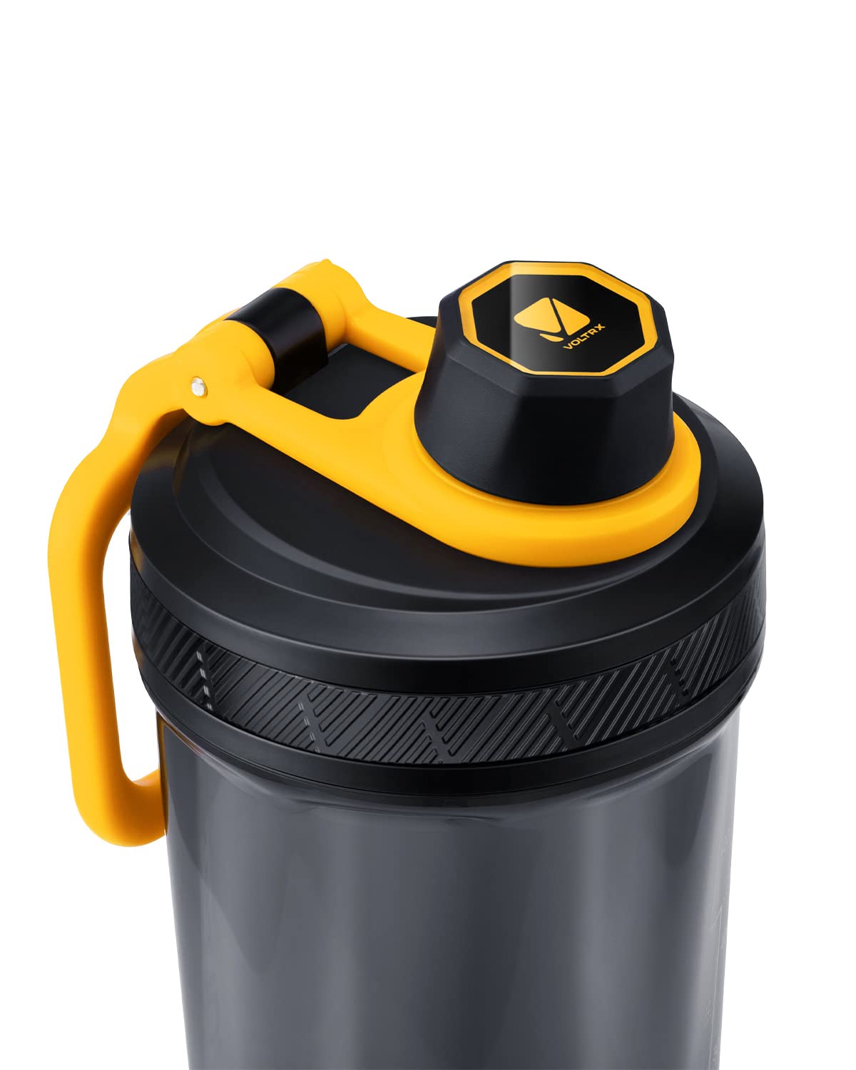 VOLTRX Shaker Bottle, Gallium USB C Rechargeable Electric Protein Shake Mixer, Shaker Cups for Protein Shakes and Meal Replacement Shakes, BPA Free, Made with Tritan, 24oz
