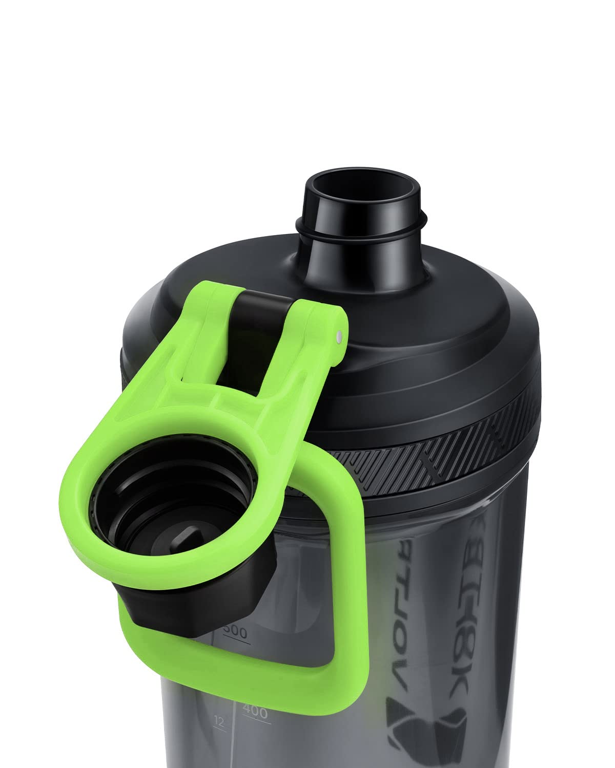 VOLTRX Shaker Bottle, Gallium USB C Rechargeable Electric Protein Mixer, Shaker Cups for Protein and Meal Replacement Shakes, BPA Free, Made with Tritan, 24oz