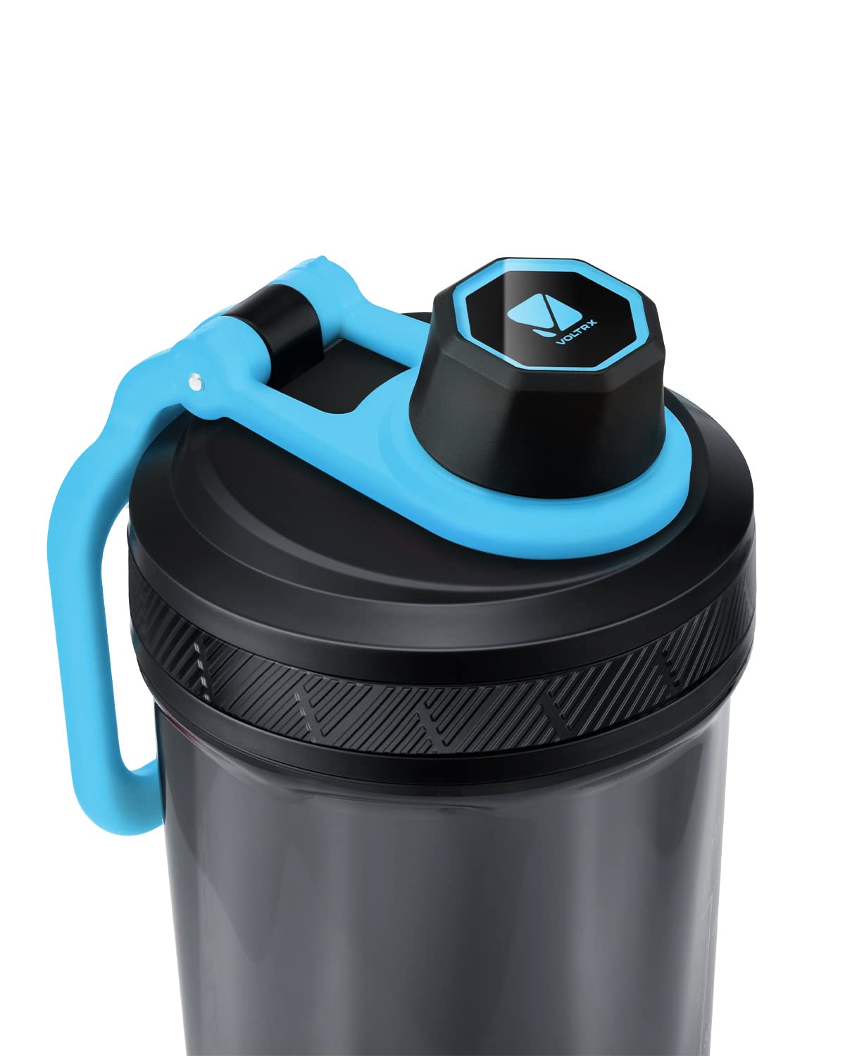 VOLTRX Shaker Bottle, Gallium USB C Rechargeable Electric Protein Shake Mixer, Shaker Cups for Protein Shakes and Meal Replacement Shakes, BPA Free, Made with Tritan, 24oz