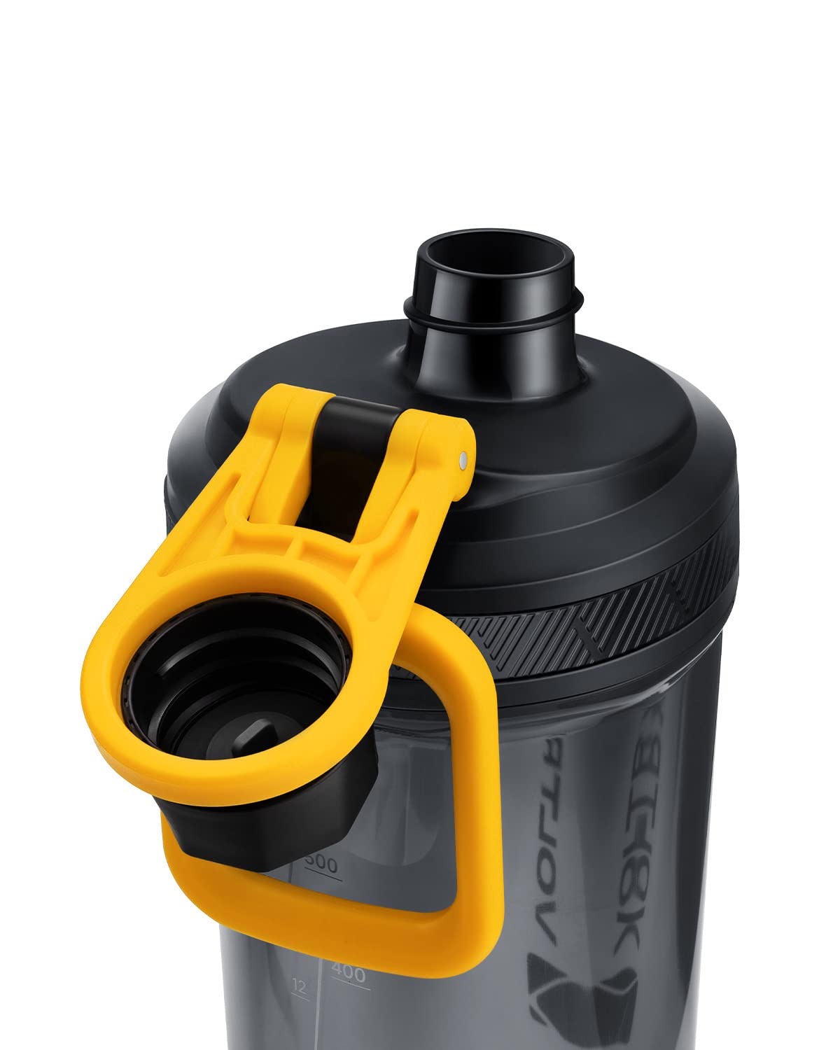 VOLTRX Shaker Bottle, Gallium USB C Rechargeable Electric Protein Shake Mixer, Shaker Cups for Protein Shakes and Meal Replacement Shakes, BPA Free, Made with Tritan, 24oz